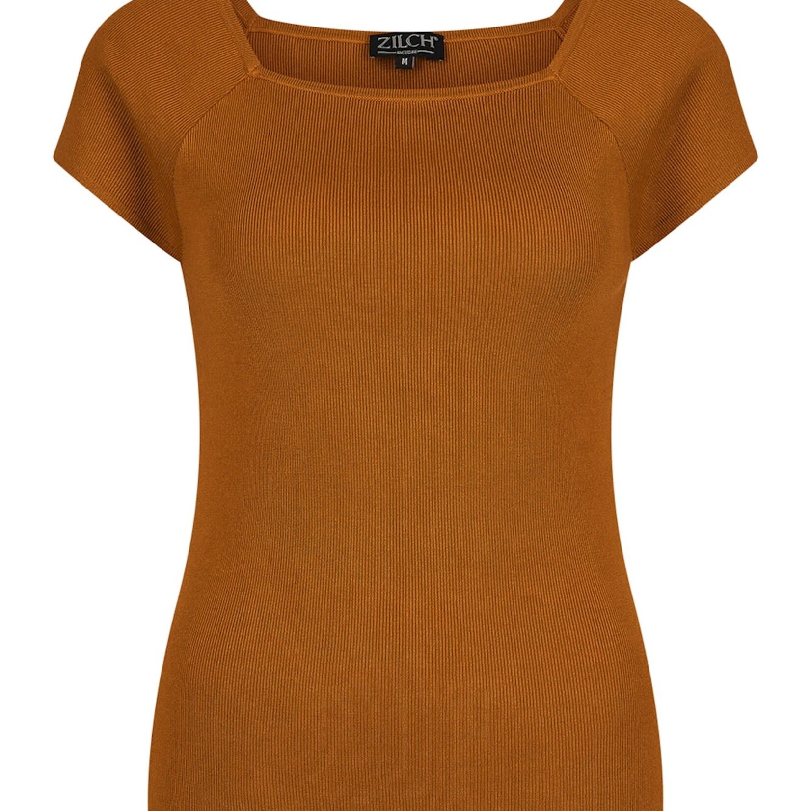 ZILCH ZILCH  SHORT SLEEVE BAMBOO TOP RUST