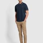 FARAH FARAH ALVIN TIPPED POLO TRUE NAVY