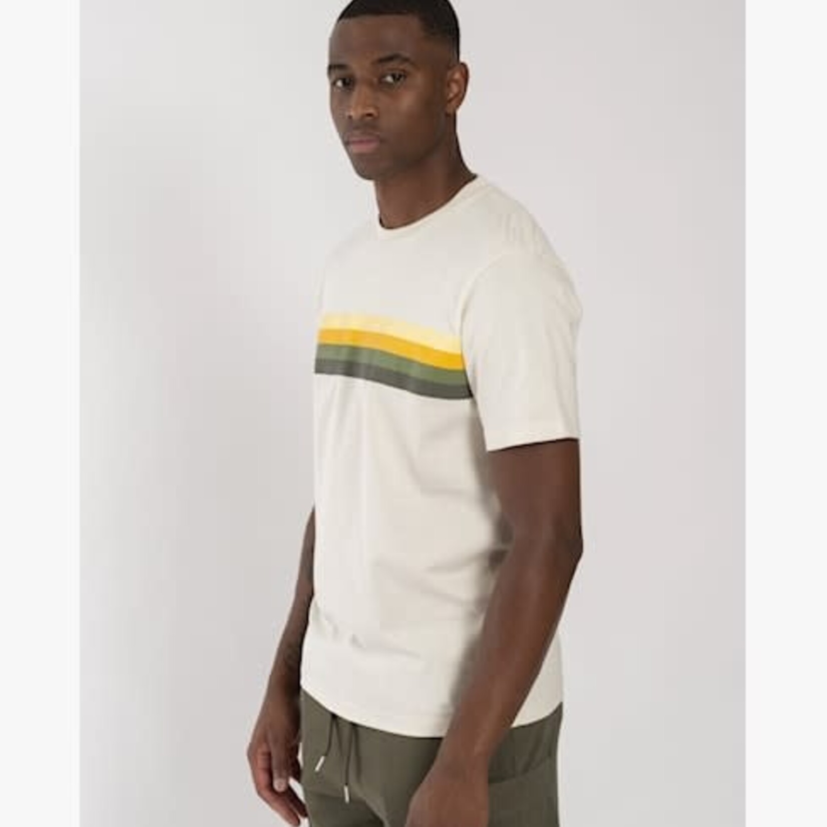 ANTWRP ANTWRP SS T SHIRT STRIPE BIRCH