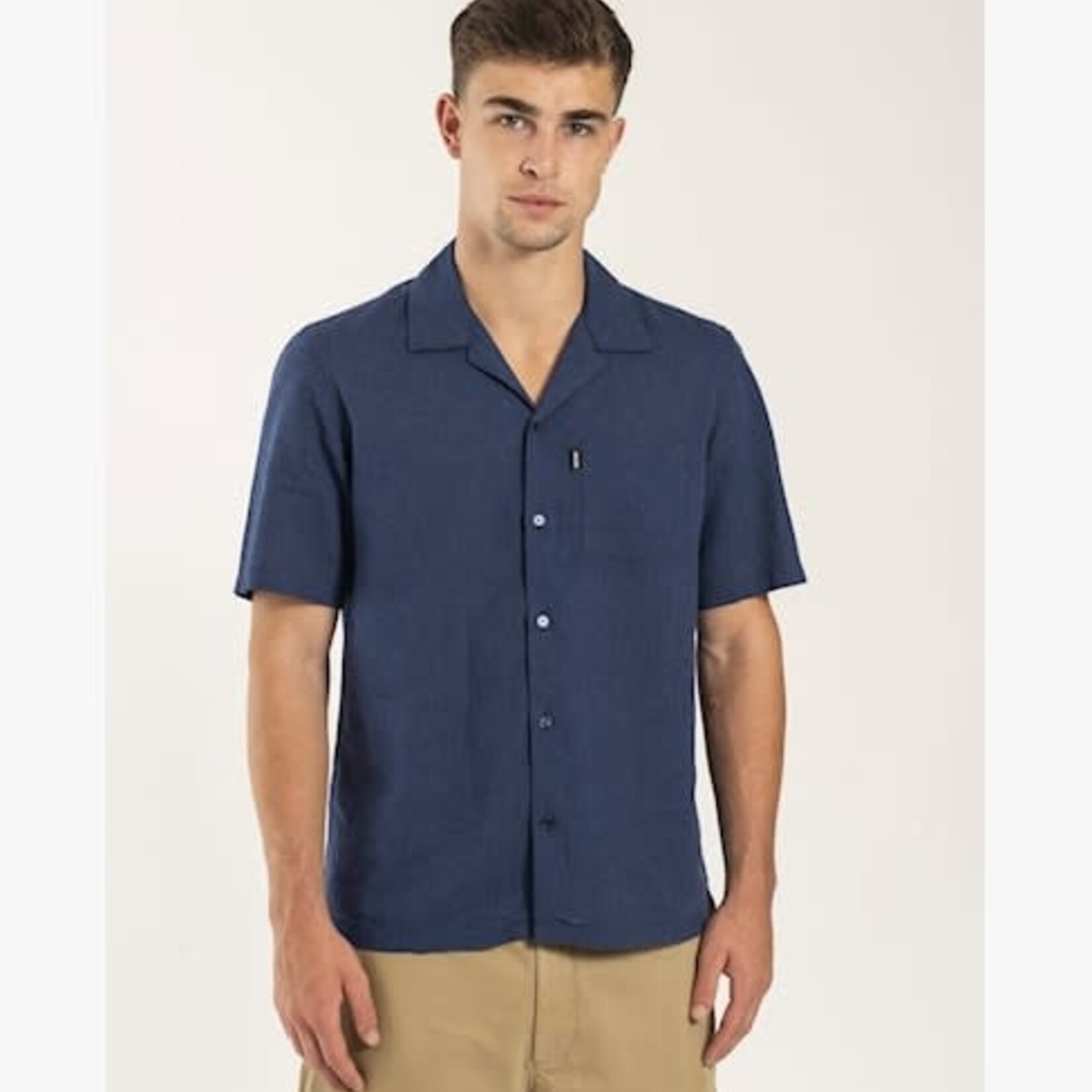 ANTWRP ANTWRP SHORT SLEEVE SHIRT INK BLUE