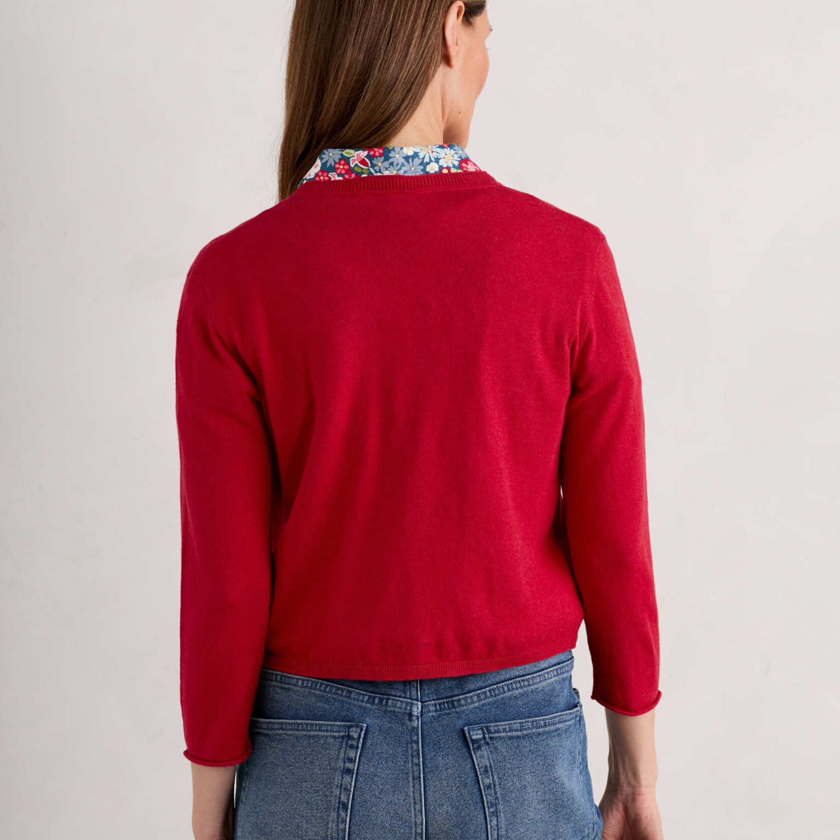 SEASALT CORNWALL SEASALT VANESSA CARDIGAN SEDUM