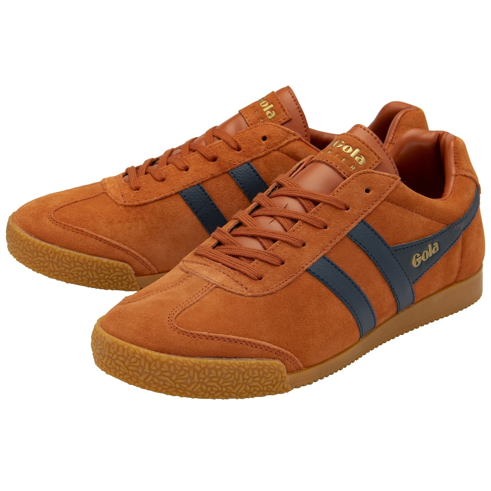 GOLA GOLA HARRIER SUEDE MOODY ORANGE NAVY