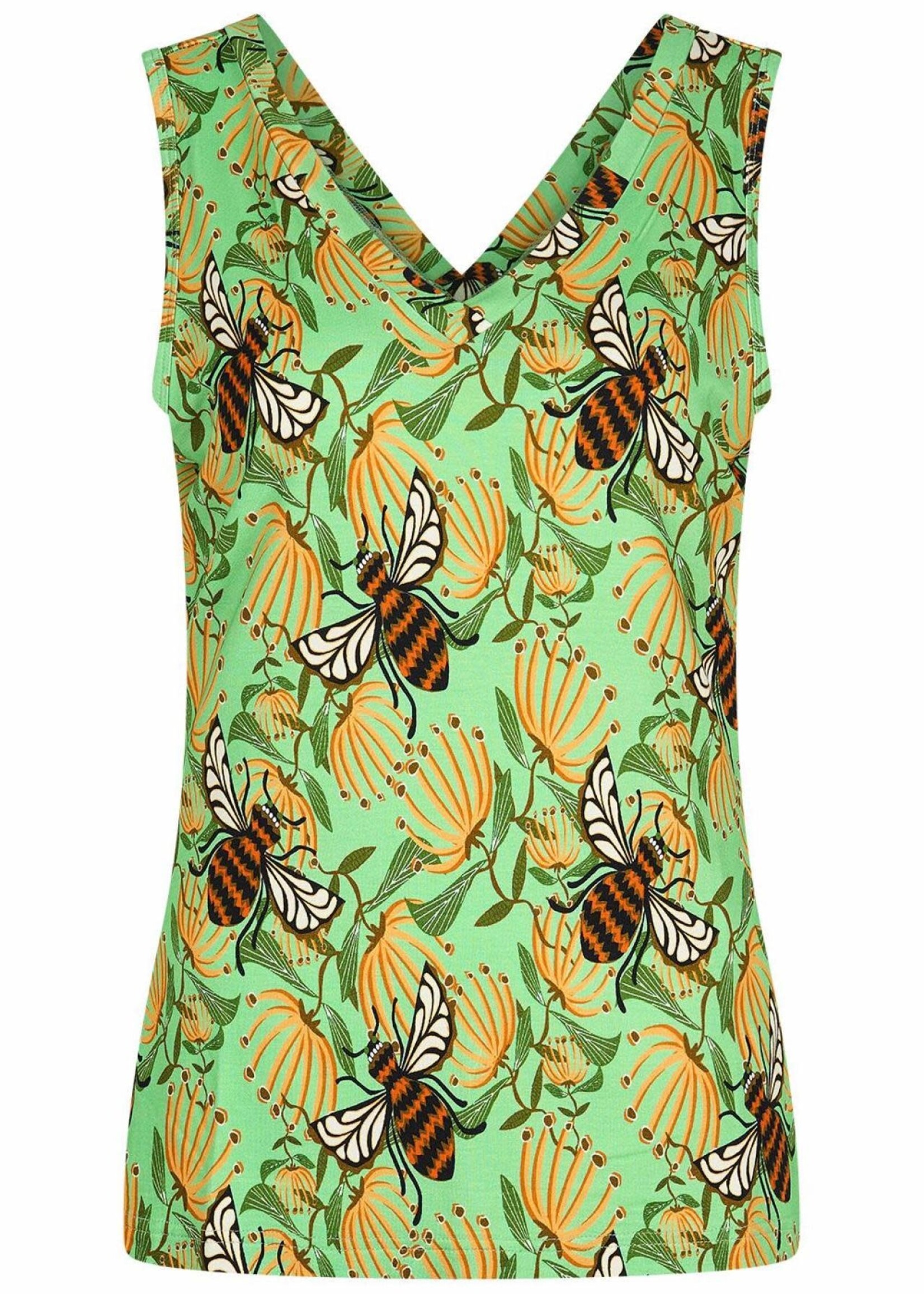 BAKERY LADIES BAKERY LADIES SINGLET SIMONE BEE AND ORCHID OPAL
