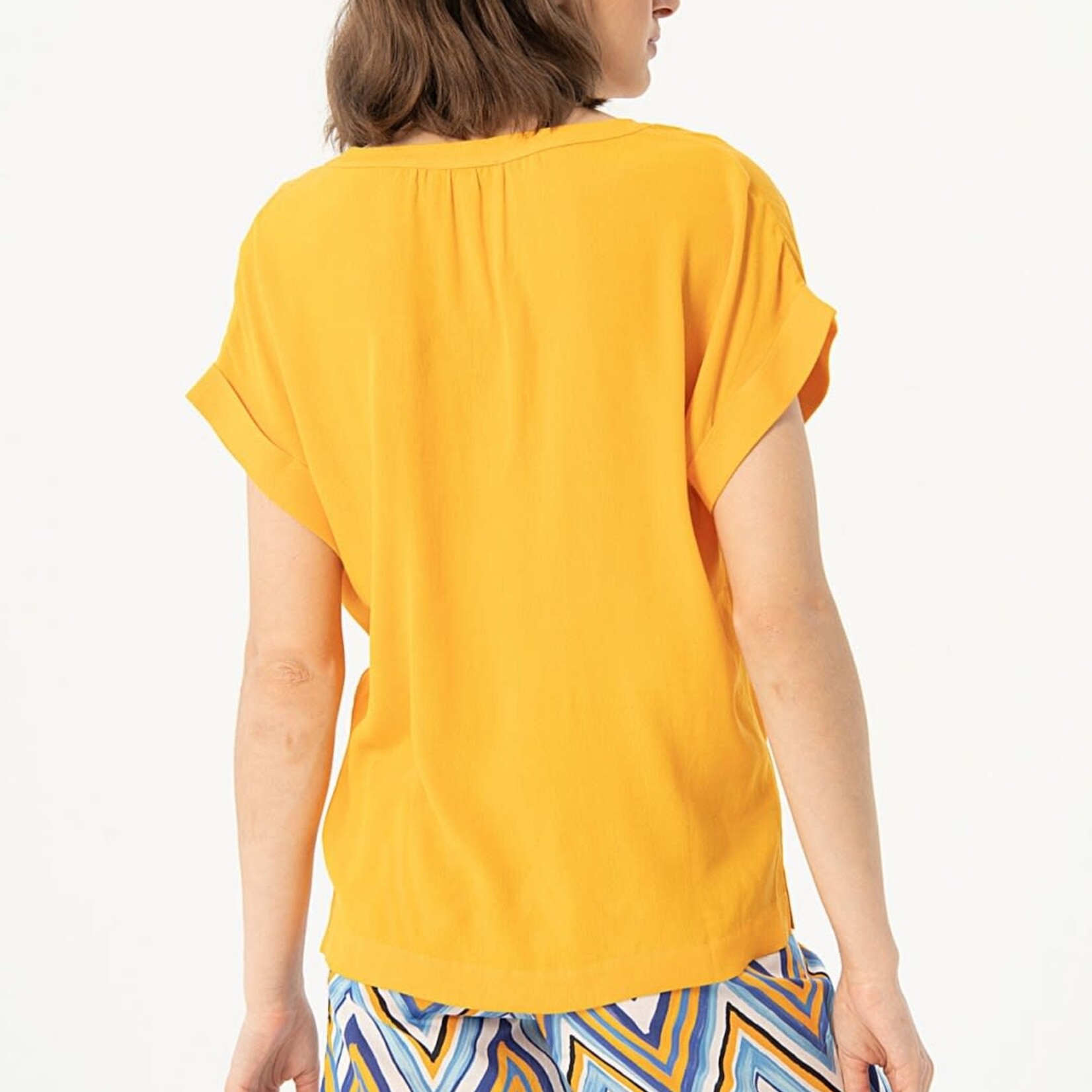 SURKANA SURKANA  SLEEVELESS BLOUSE YELLOW