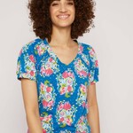 BLUTSGESCHWISTER BLUTSGESCHWISTER LOFTY VINTAGE GREEK MIDSUMMER BOUQUET TOP