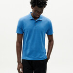 THINKING MU THINKING MU HENNEP POLO SHIRT HERITAGE BLUE