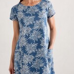 SEASALT CORNWALL SEASALT RIVER COVE DRESS SEA FLOWER DARK VOYAGE