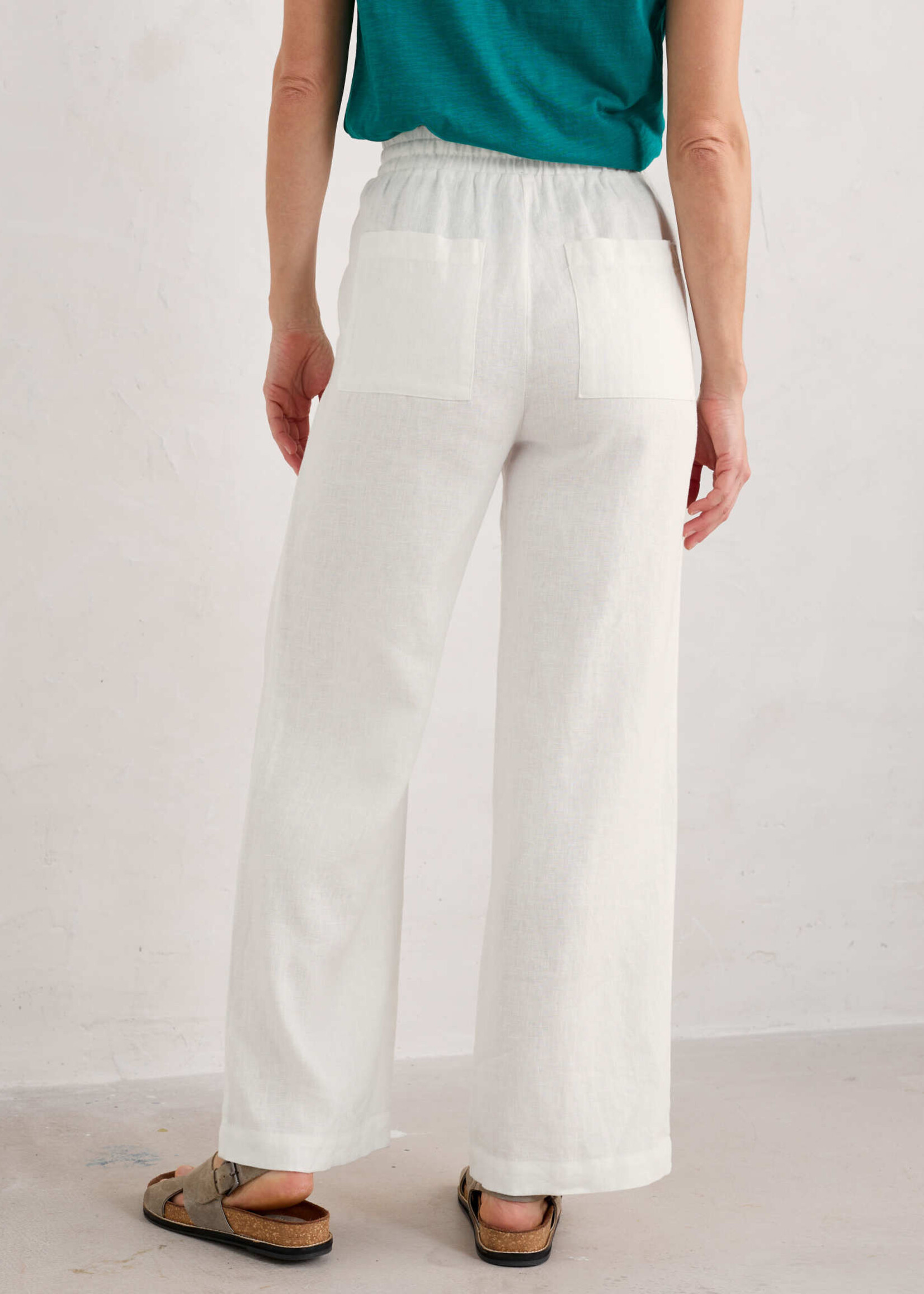 SEASALT CORNWALL SEASALT TIDE FLOW TROUSER CHALK