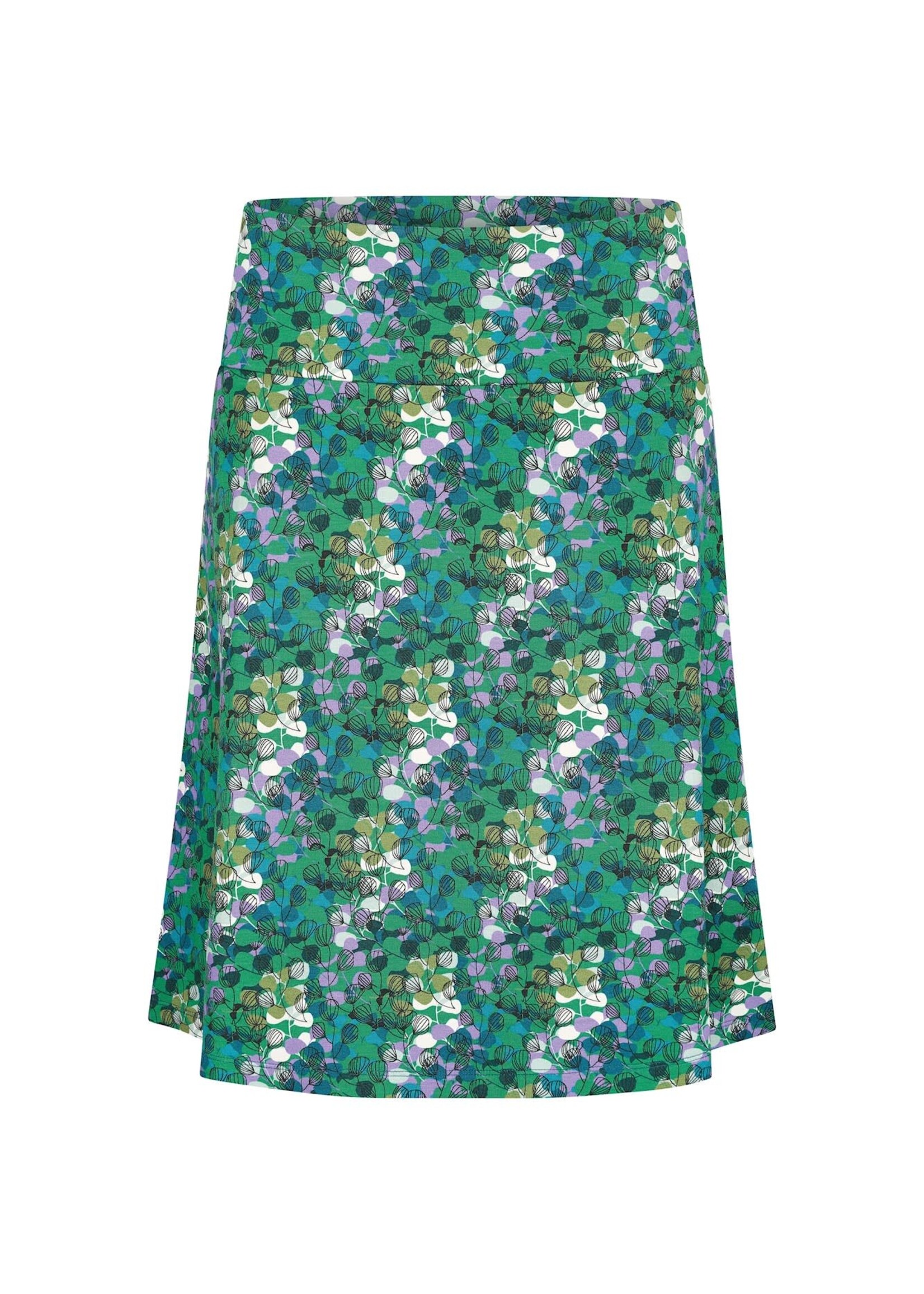 ZILCH ZILCH  SKIRT WIDE LEAVES EVERGLADE