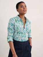 SEASALT CORNWALL SEASALT LARISSA SHIRT WANDERING PEAS CHALK