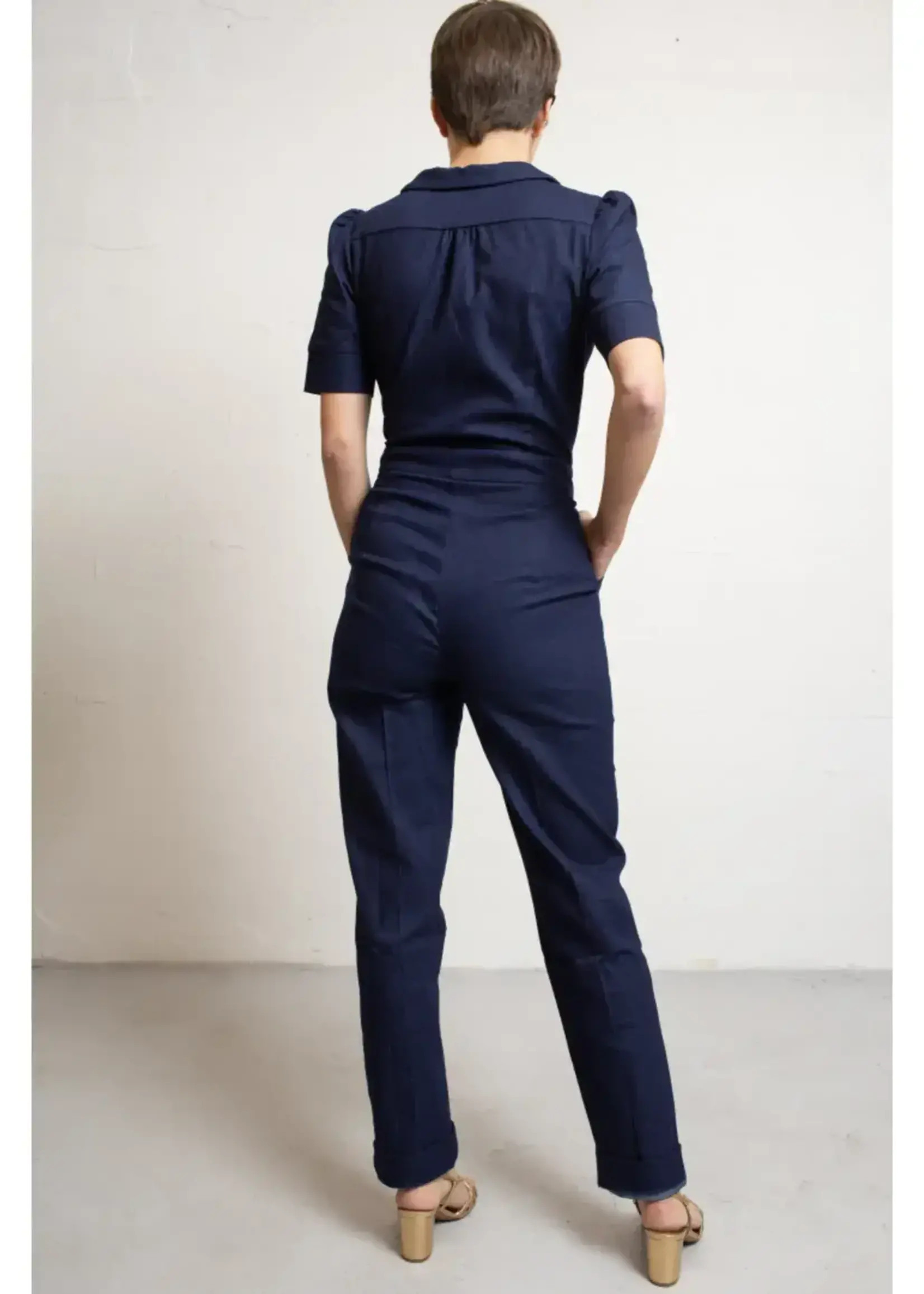 VERY CHERRY VERY CHERRY CLASSIC JUMPSUIT DARK DENIM