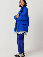 SKFK SKFK URIA COAT INDIGO BLUE