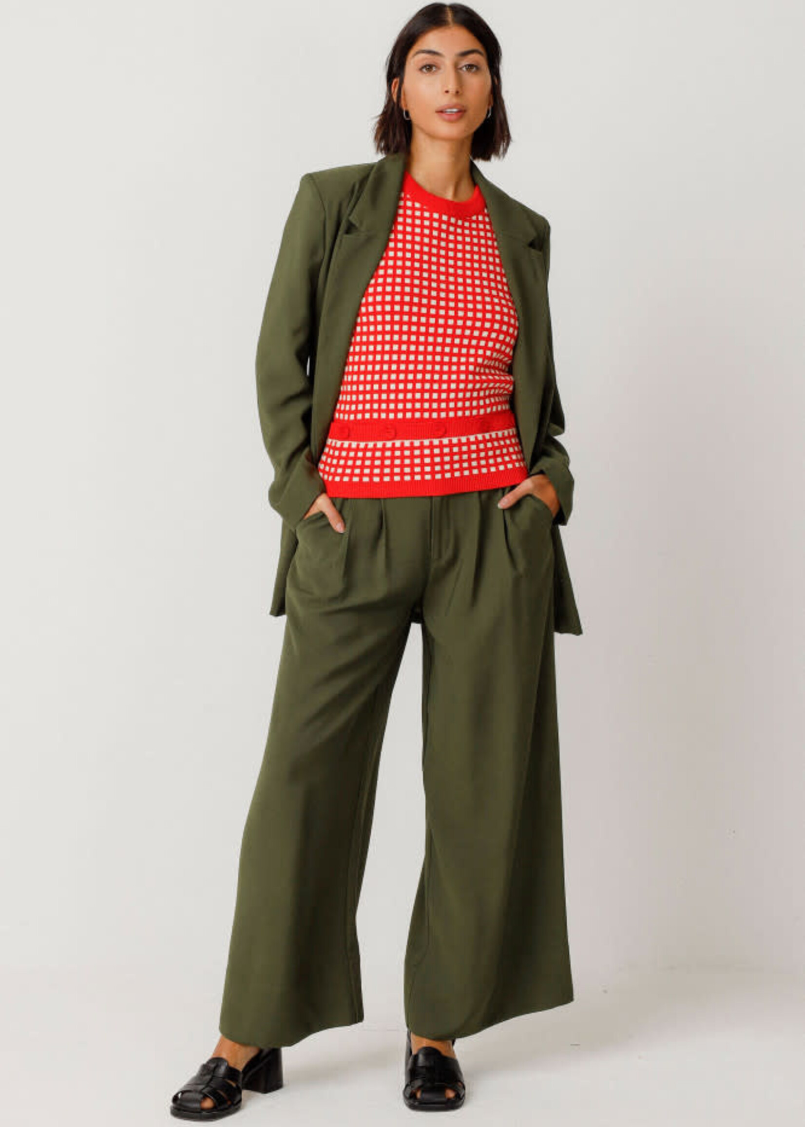 SKFK SKFK NIA TROUSER DEEP GREEN