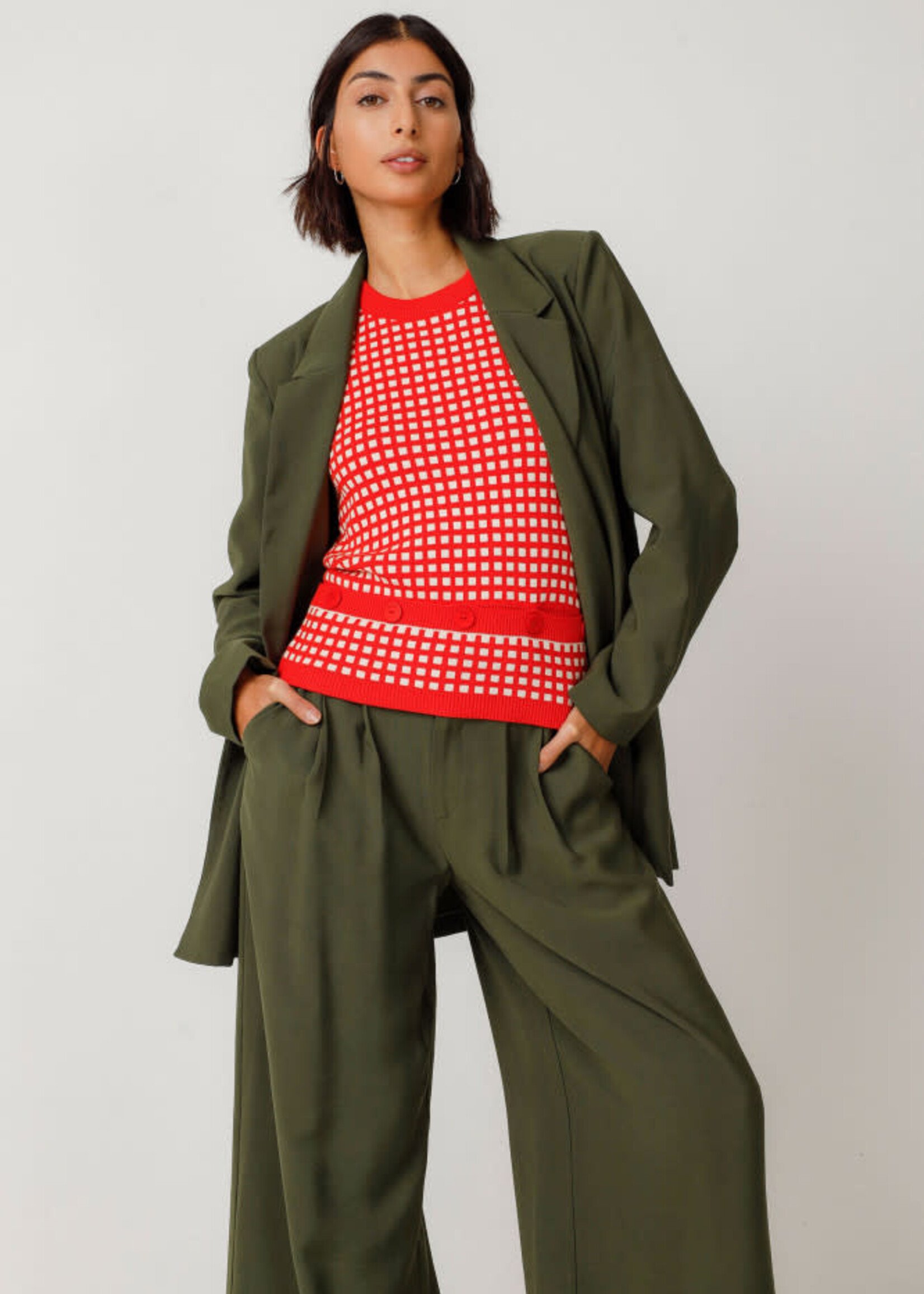 SKFK SKFK NIA TROUSER DEEP GREEN