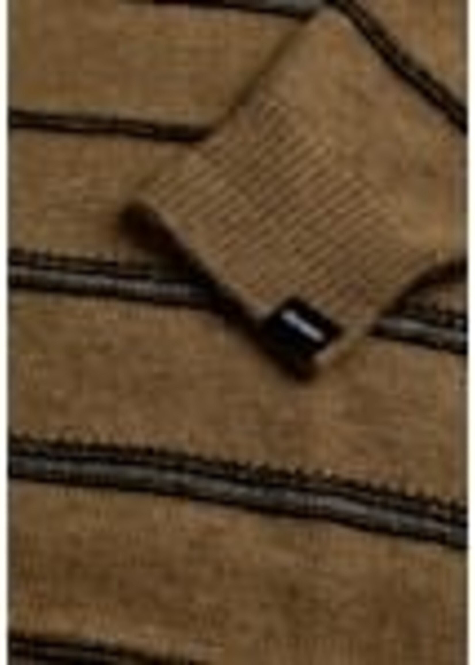 ANTWRP ANTWRP KNITTED STRIPED JUMPER WALNUT