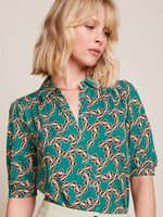 KING LOUIE KING LOUIE CARINA BLOUSE MINTY BERMUDA GREEN
