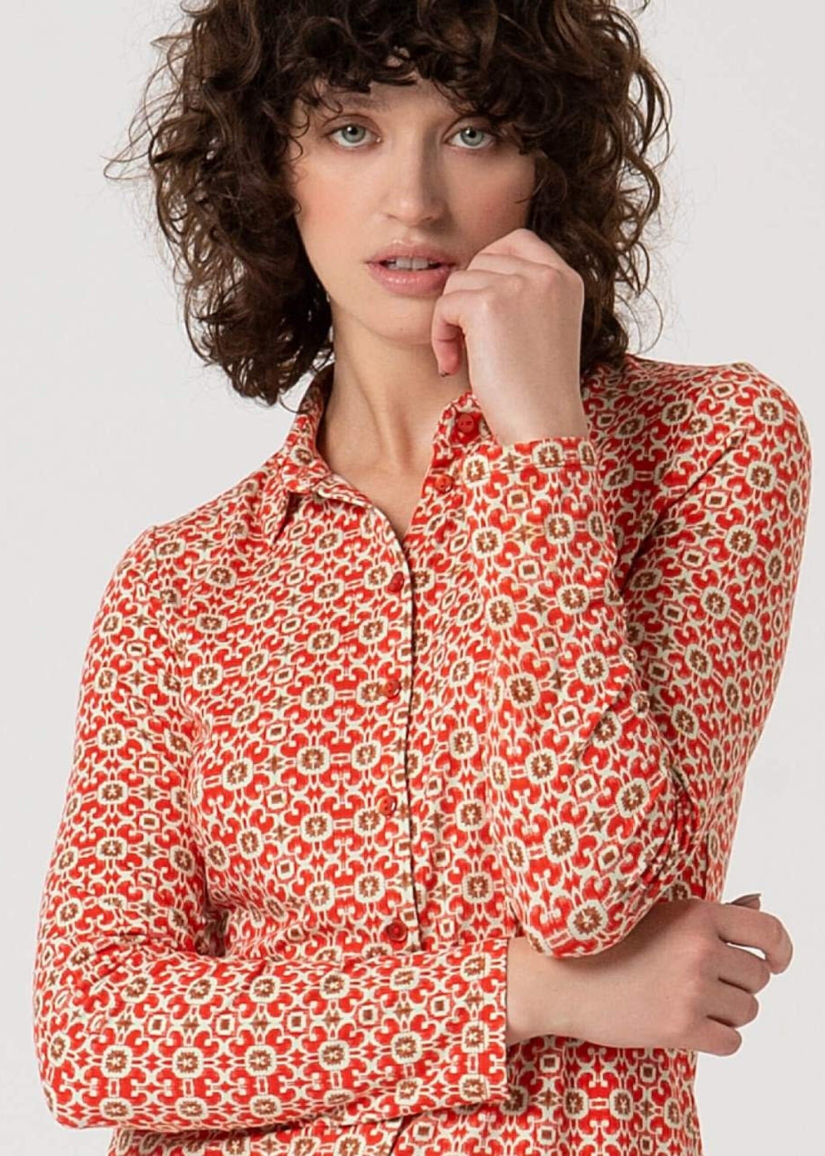 SURKANA SURKANA  LONG SLEEVE SHIRT PINK