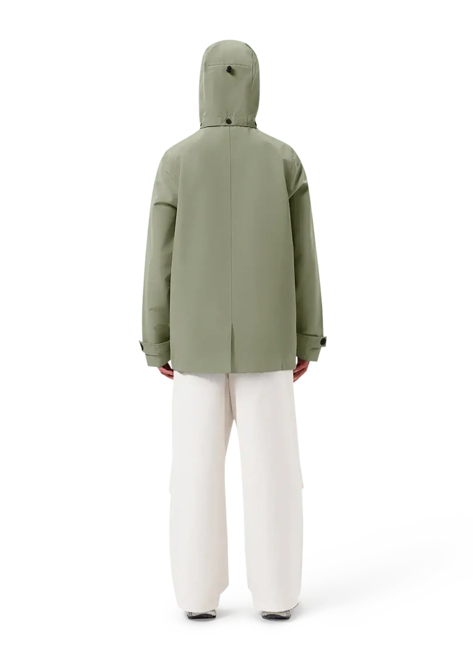 MAIUM MAIUM RAINWEAR MAC SHORT ARTICHOKE