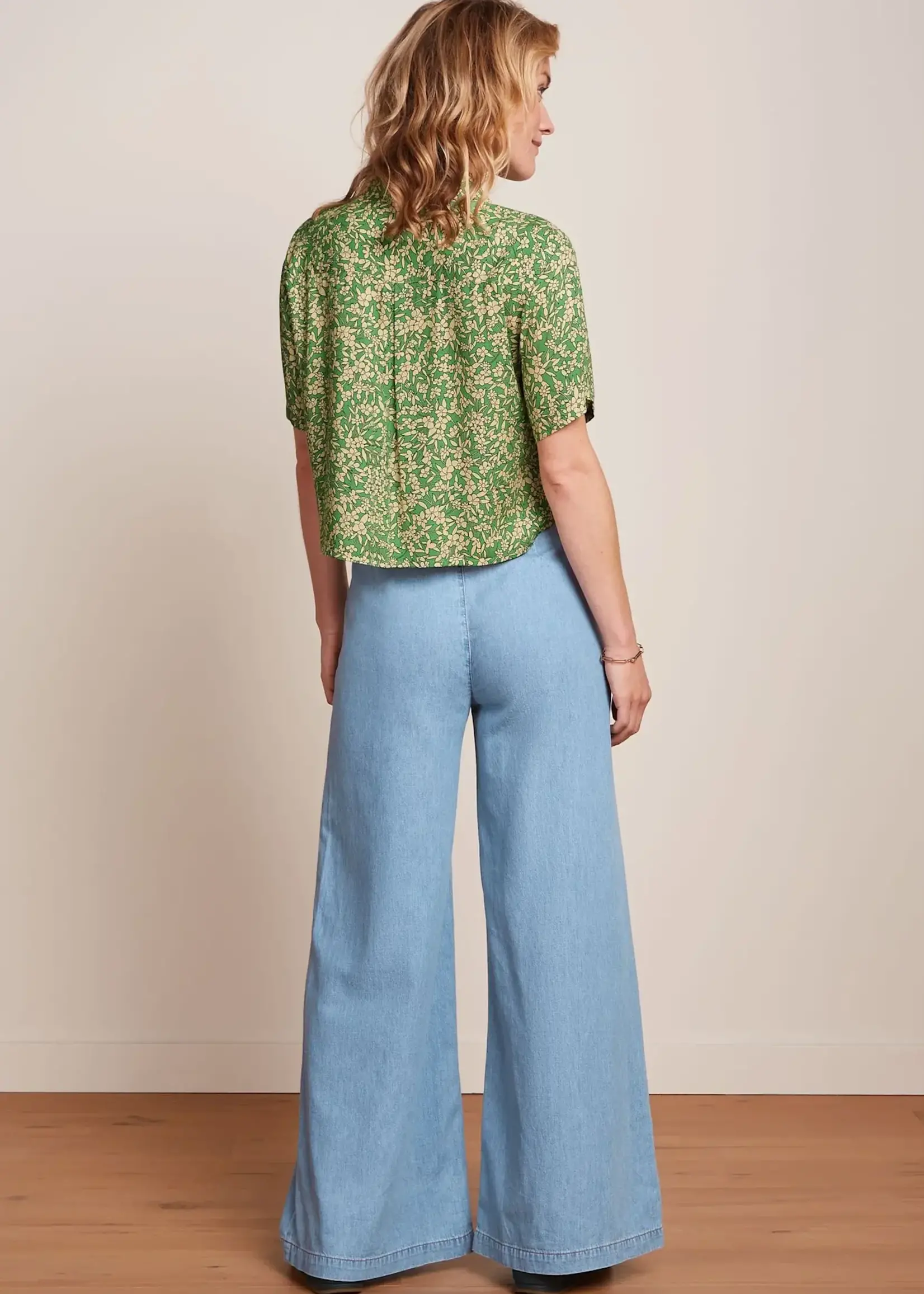 KING LOUIE KING LOUIE PIRLA PANTS FESTA LIGHT DENIM