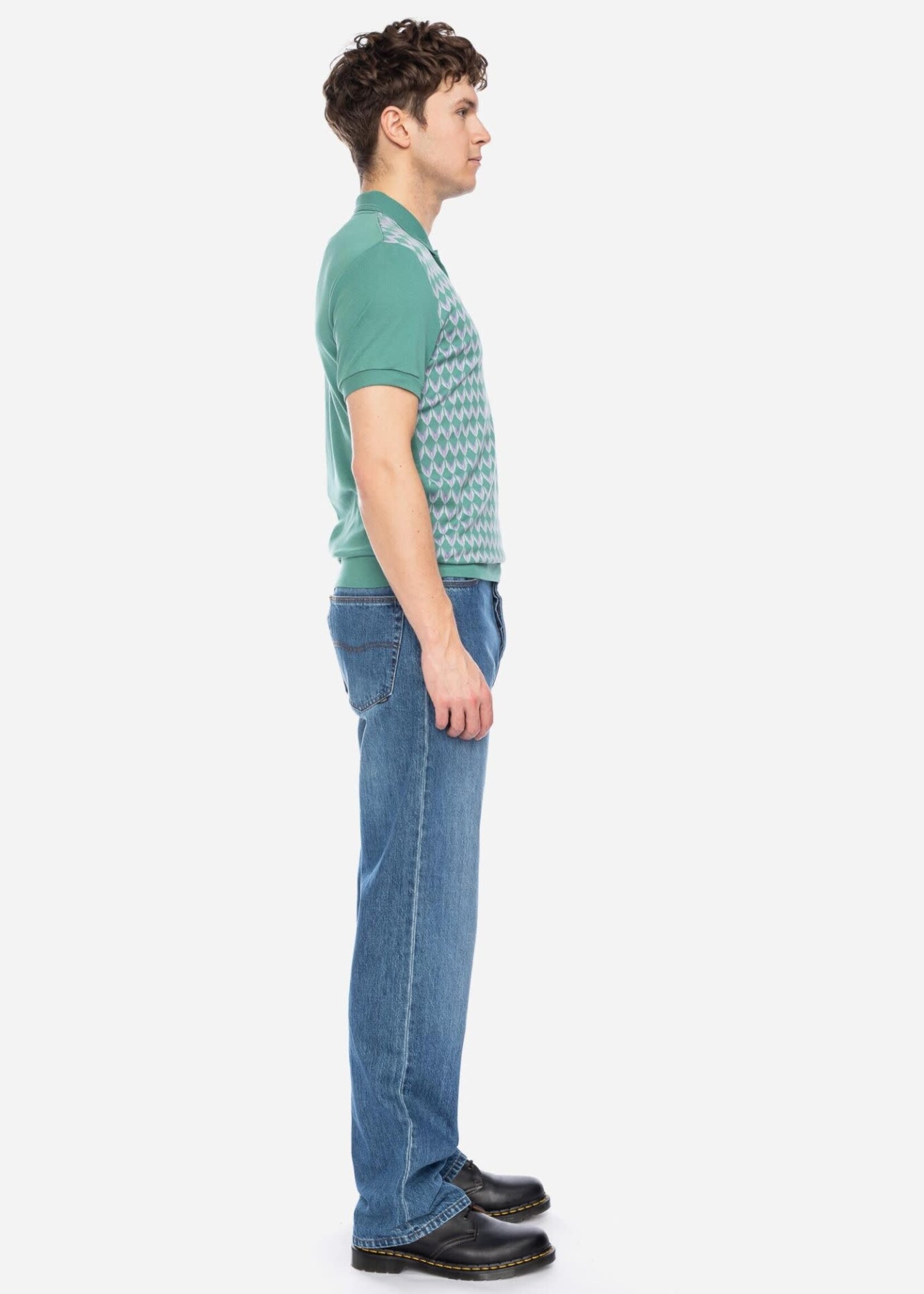 ATO BERLIN ATO BERLIN POLO ENZIO GOTS GREEN PURPLE