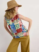 SEASALT CORNWALL SEASALT  COLOUR STUDY TOP HEADLAND PATCHWORK MIX