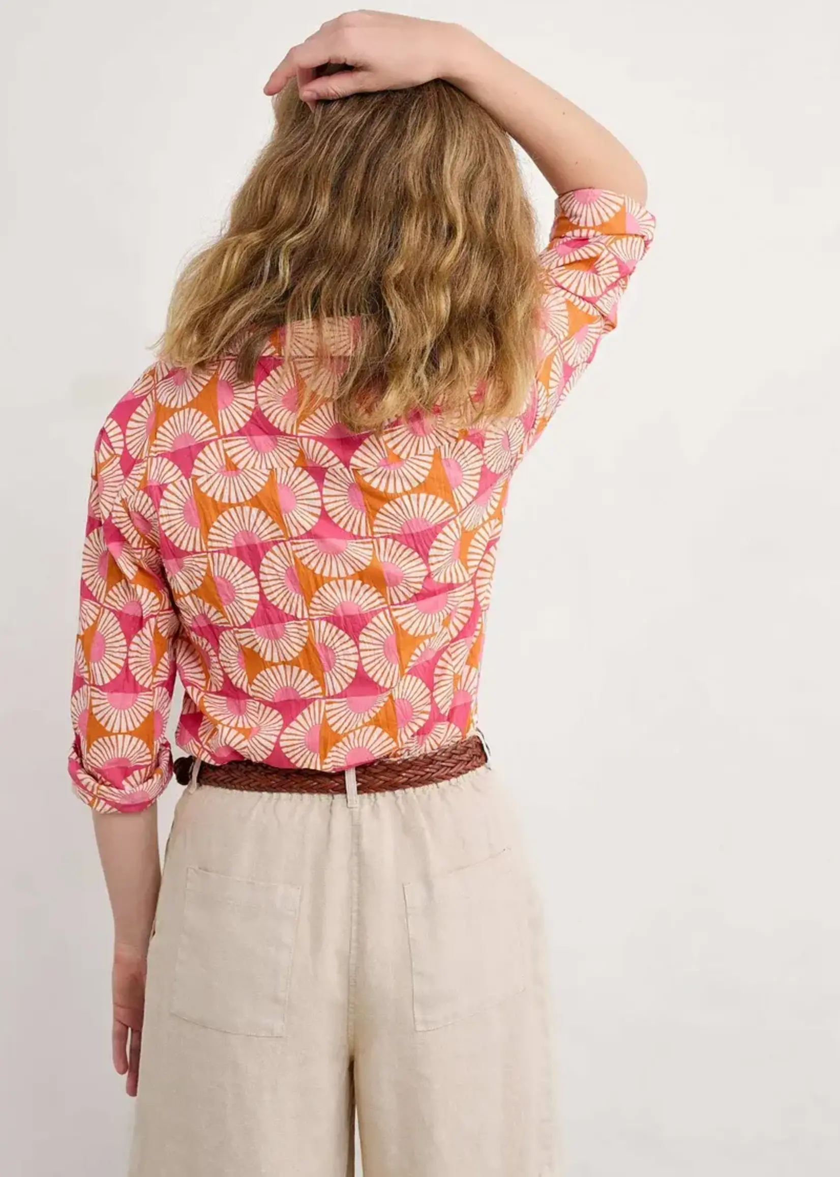 SEASALT CORNWALL SEASALT LARISSA SHIRT SUN GEO MARIGOLD