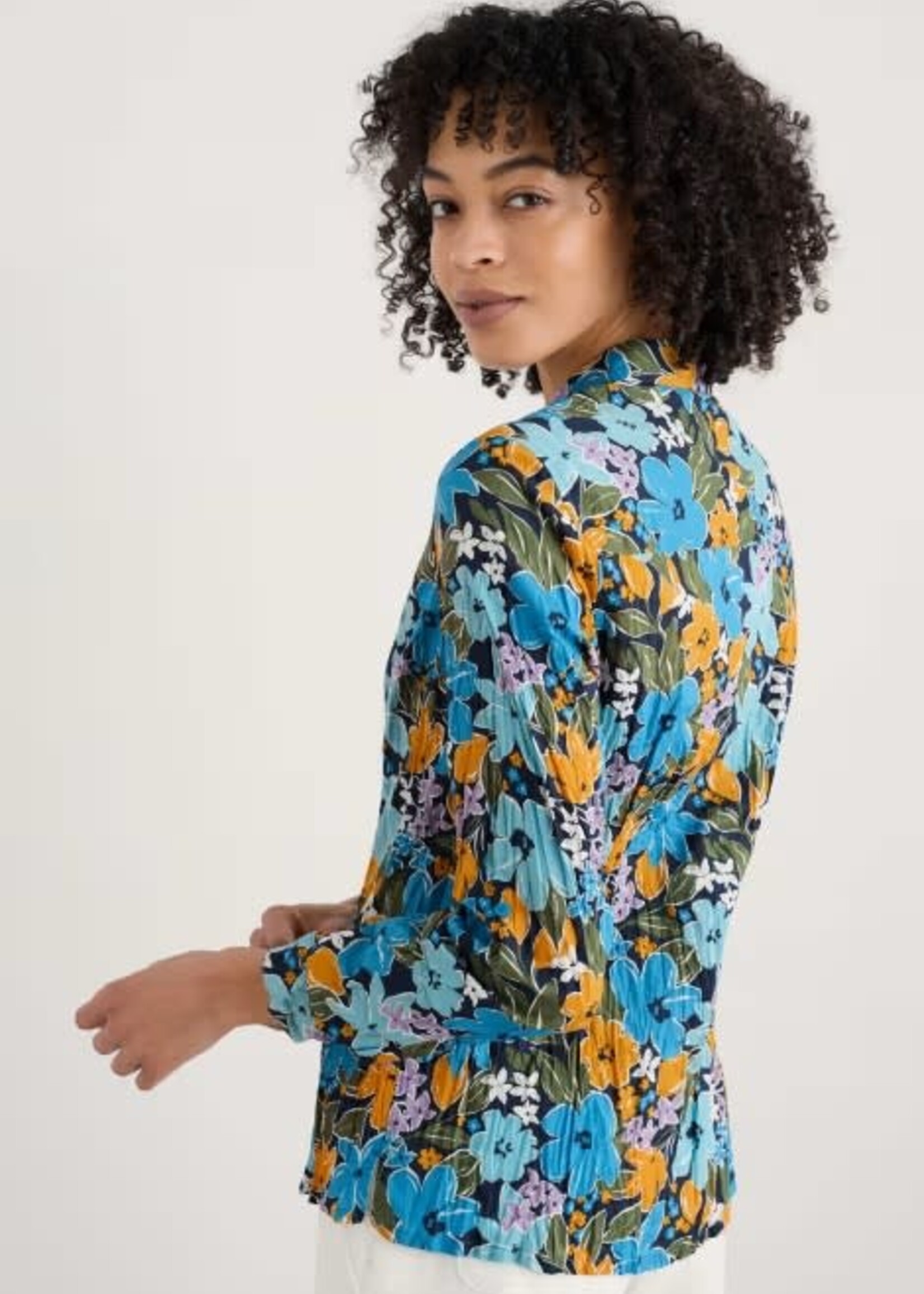 SEASALT CORNWALL SEASALT LARISSA SHIRT CITRUS FLORAL POSEIDON