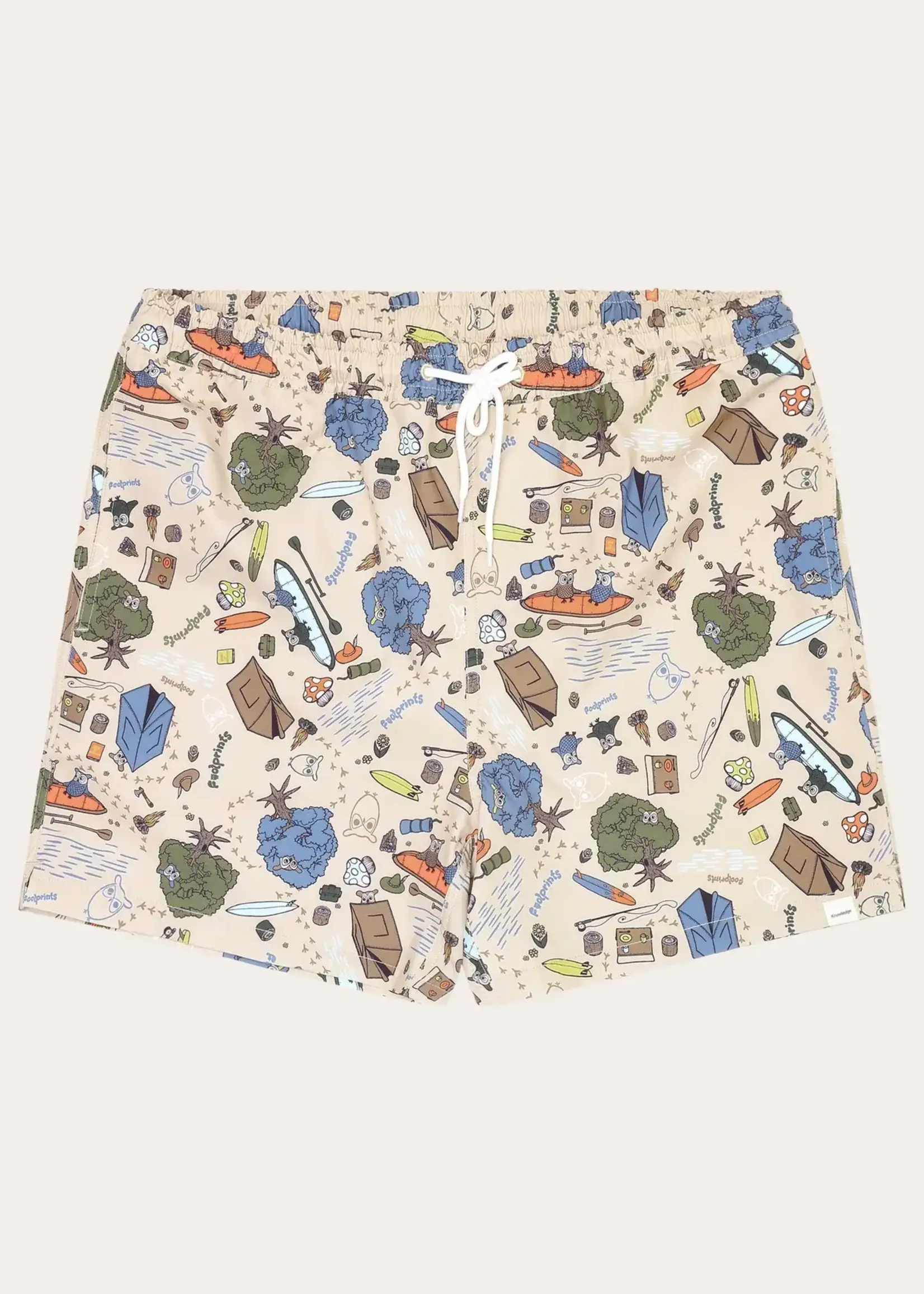 KNOWLEDGE COTTON APPAREL KNOWLEDGE COTTON APP STRETCH SWIMSHORT PICS 1180018