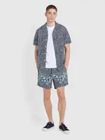 FARAH FARAH COLBERT FLOWER PRINT SWIMMING SHORT TRUE NAVY
