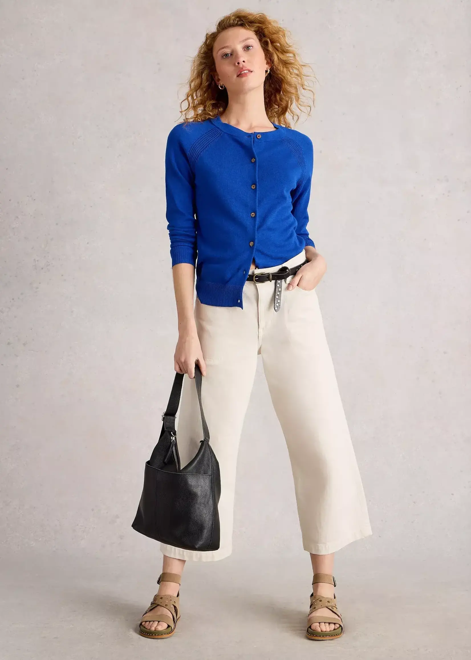 WHITE STUFF WHITE STUFF LULU CARDIGAN DEEP BLUE