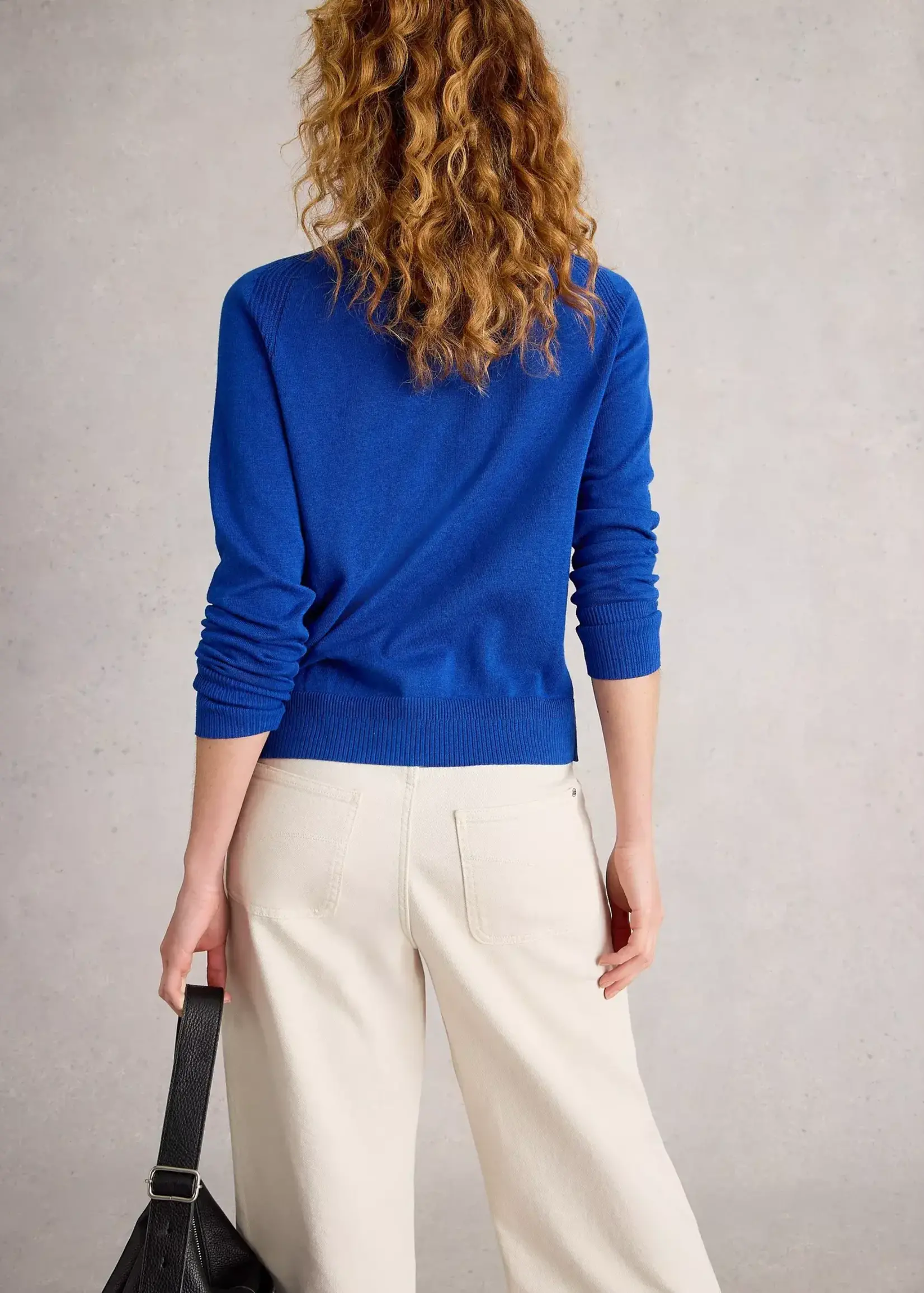 WHITE STUFF WHITE STUFF LULU CARDIGAN DEEP BLUE