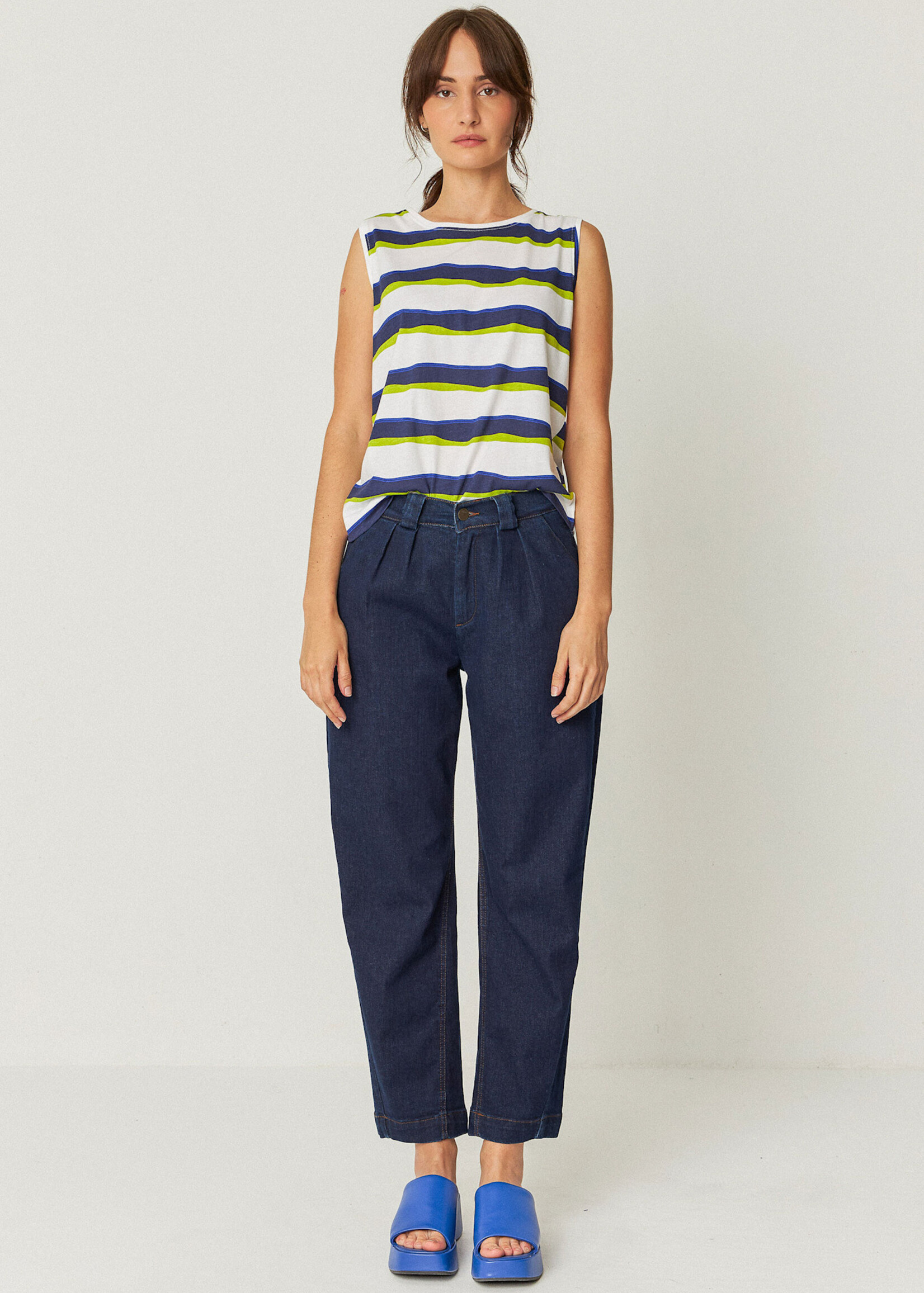 SKFK SKFK AMATA TROUSER DARK DENIM