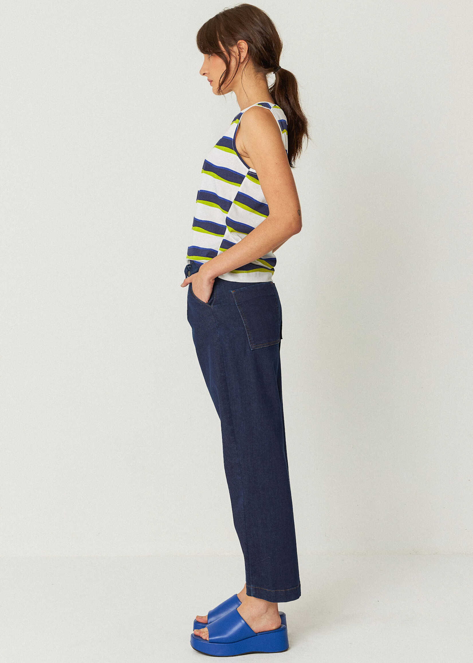 SKFK SKFK AMATA TROUSER DARK DENIM