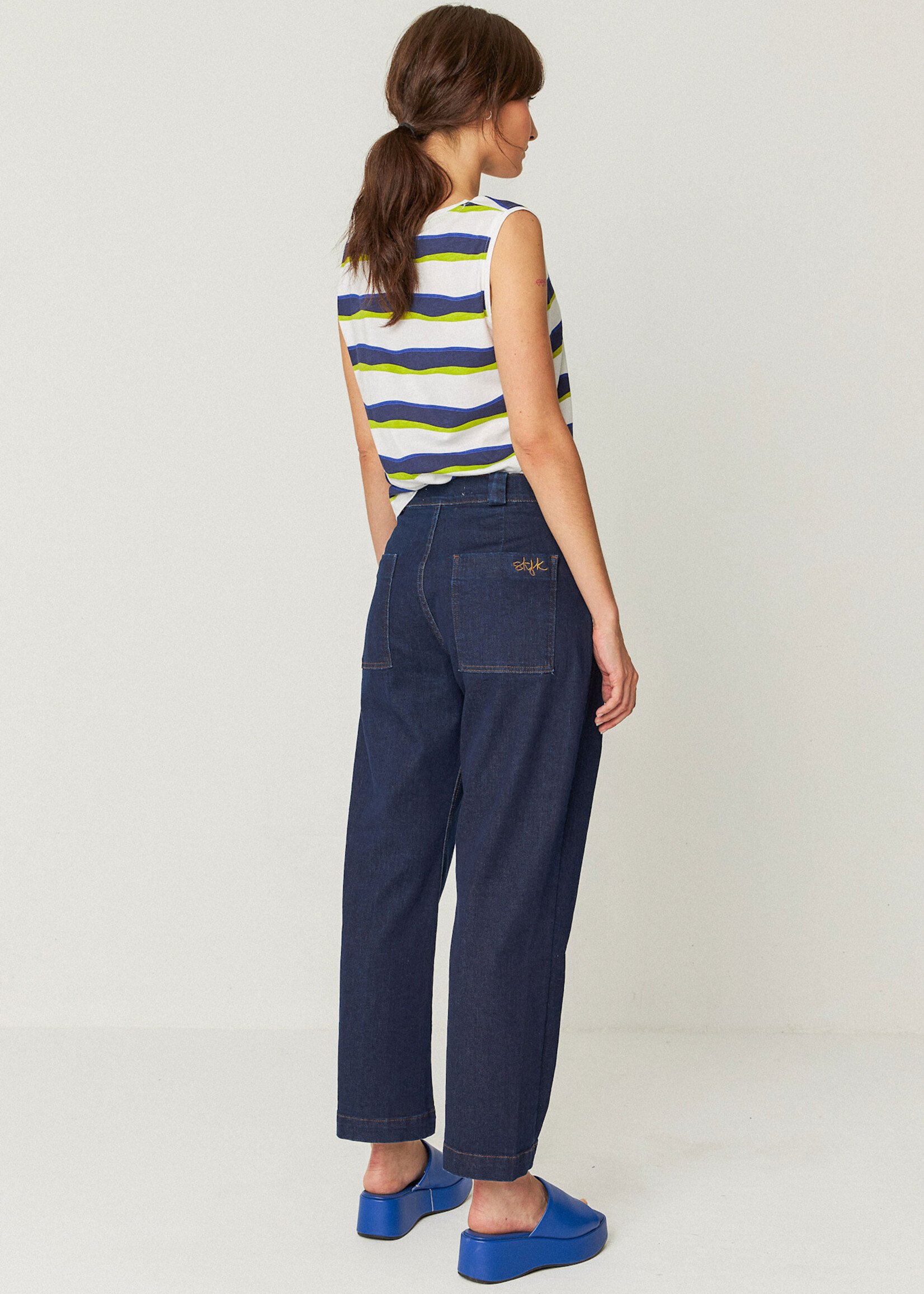 SKFK SKFK AMATA TROUSER DARK DENIM