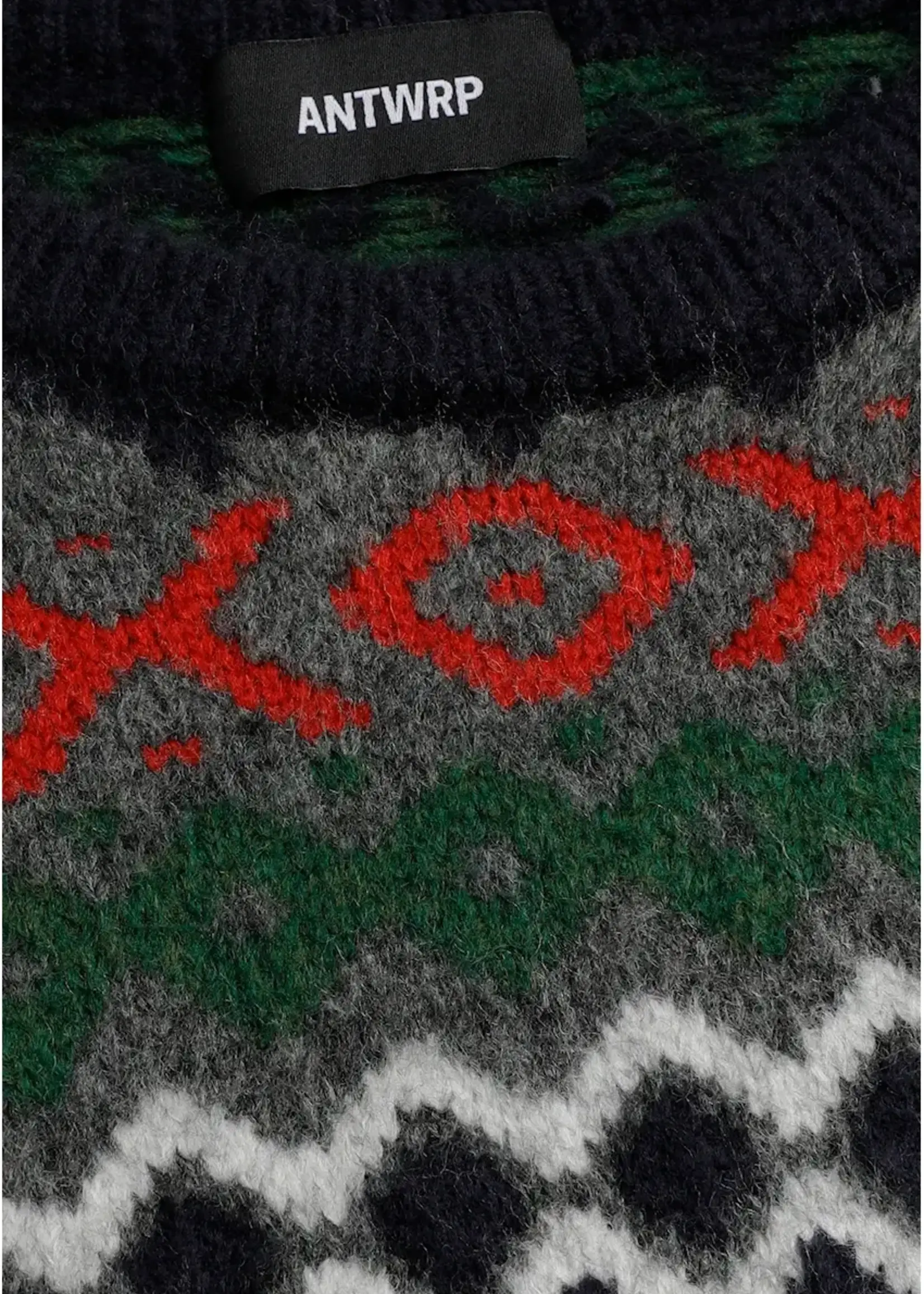 ANTWRP ANTWRP CREWNECK PRINT INK BLUE