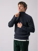 ANTWRP ANTWRP ZIPPED NEPPY YARN KNIT INK BLUE