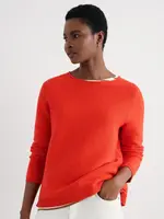 SEASALT CORNWALL SEASALT MAKERS JUMPER MANDARIN