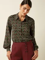 KING LOUIE KING LOUIE MAISIE BLOUSE MIRTH JERSEY RED