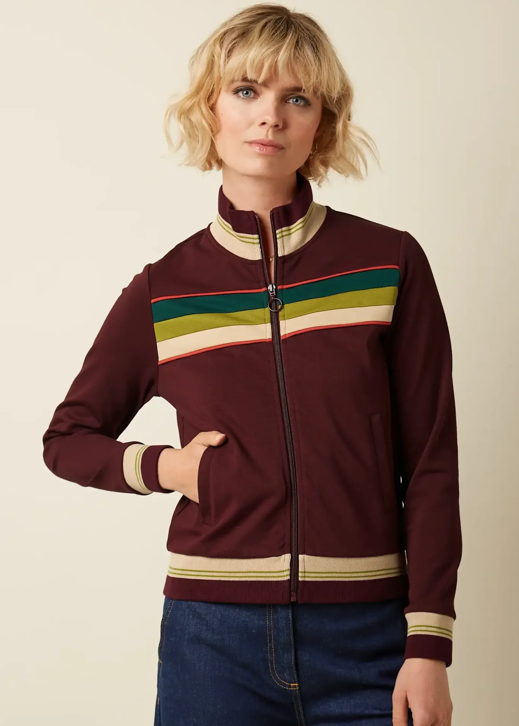 KING LOUIE KING LOUIE LILA COLJACK DAYTONA SWEAT PORTO RED