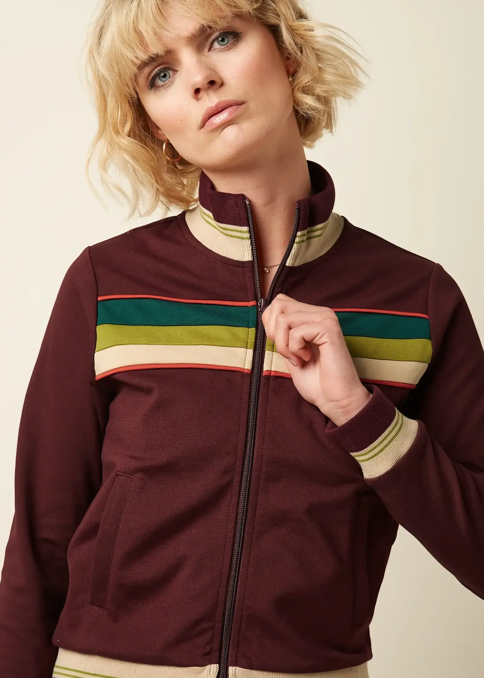 KING LOUIE KING LOUIE LILA COLJACK DAYTONA SWEAT PORTO RED