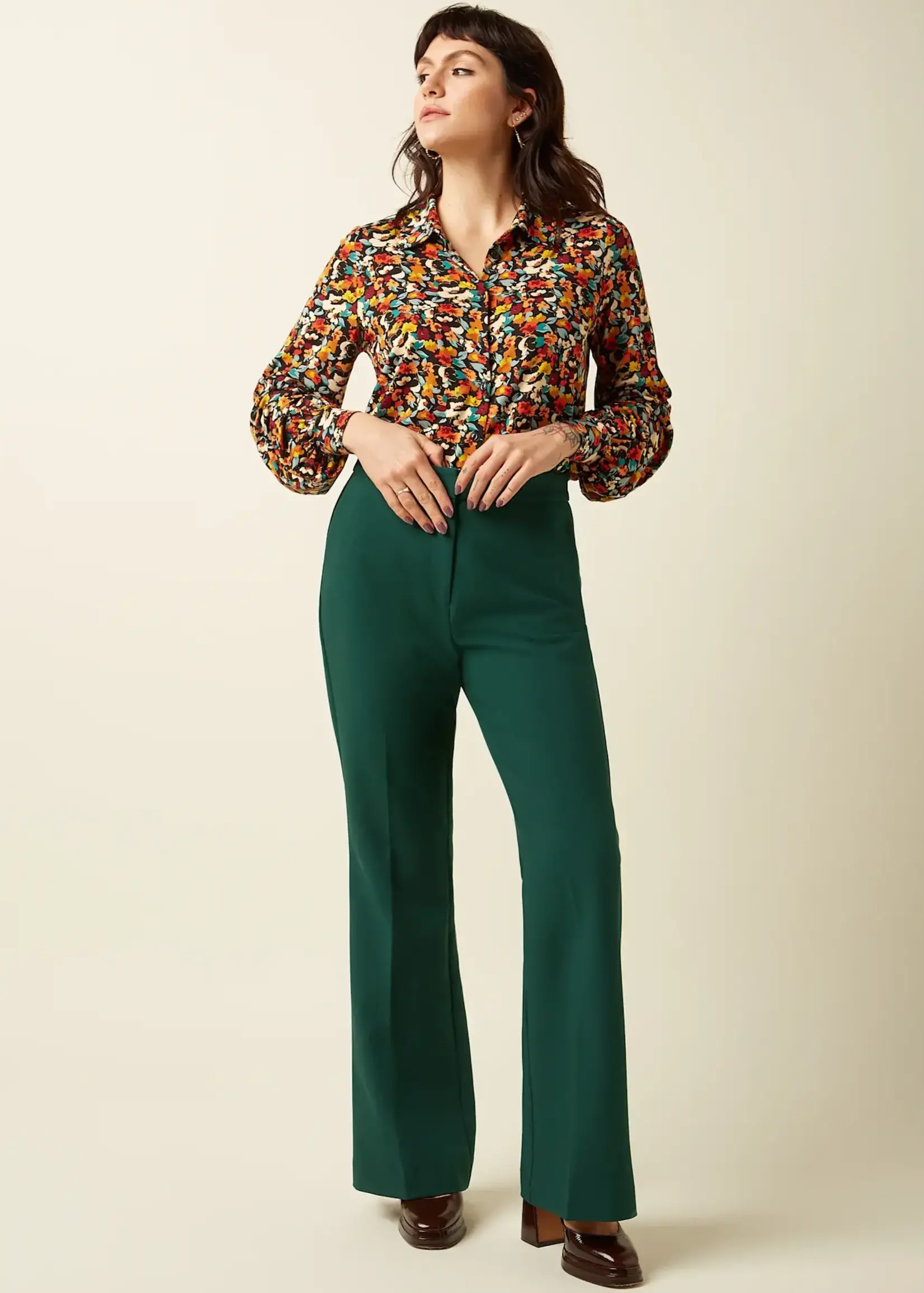 KING LOUIE KING LOUIE MAISIE BLOUSE MAUVE MULTI