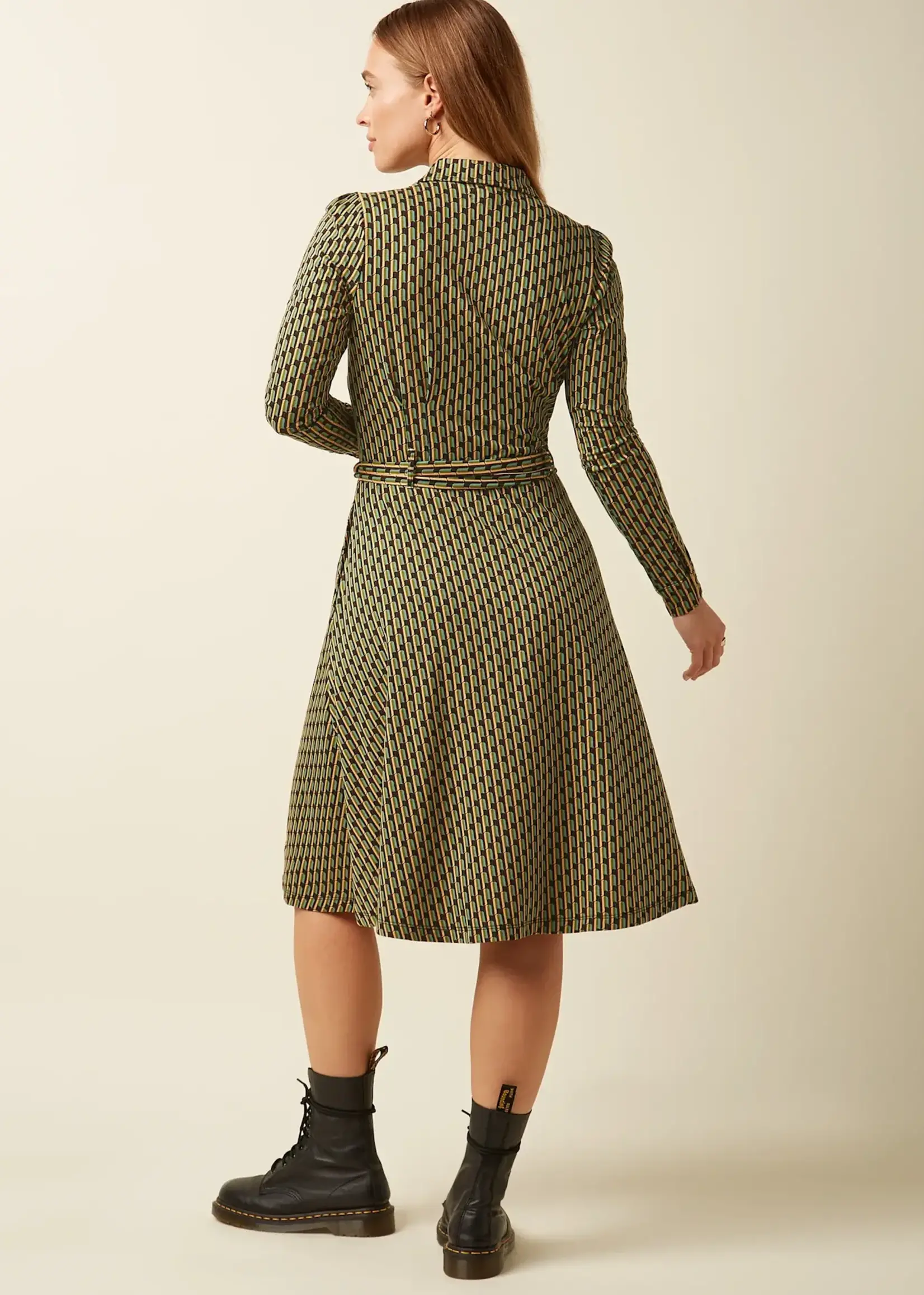 KING LOUIE KING LOUIE SHEEVA DRESS GAUZY BLACK