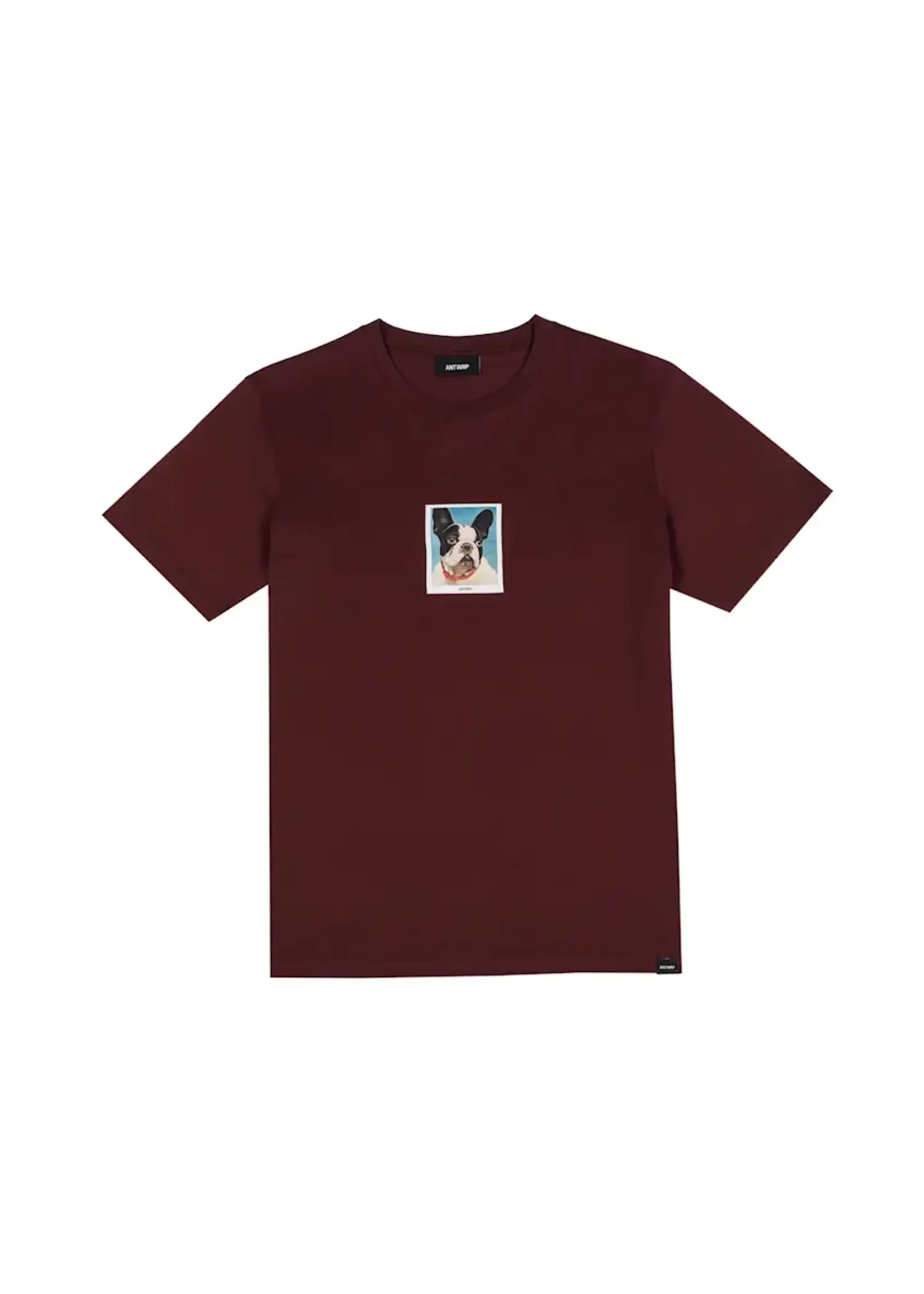 ANTWRP ANTWRP FRENCH BULLY T SHIRT REG FIT SHADY RED