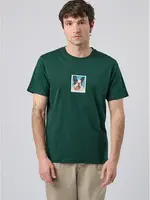 ANTWRP ANTWRP FRENCH BULLY T SHIRT REG FIT MIDNIGHT GREEN