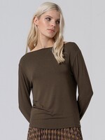 SURKANA SURKANA LOOSE LS T SHIRT KHAKI