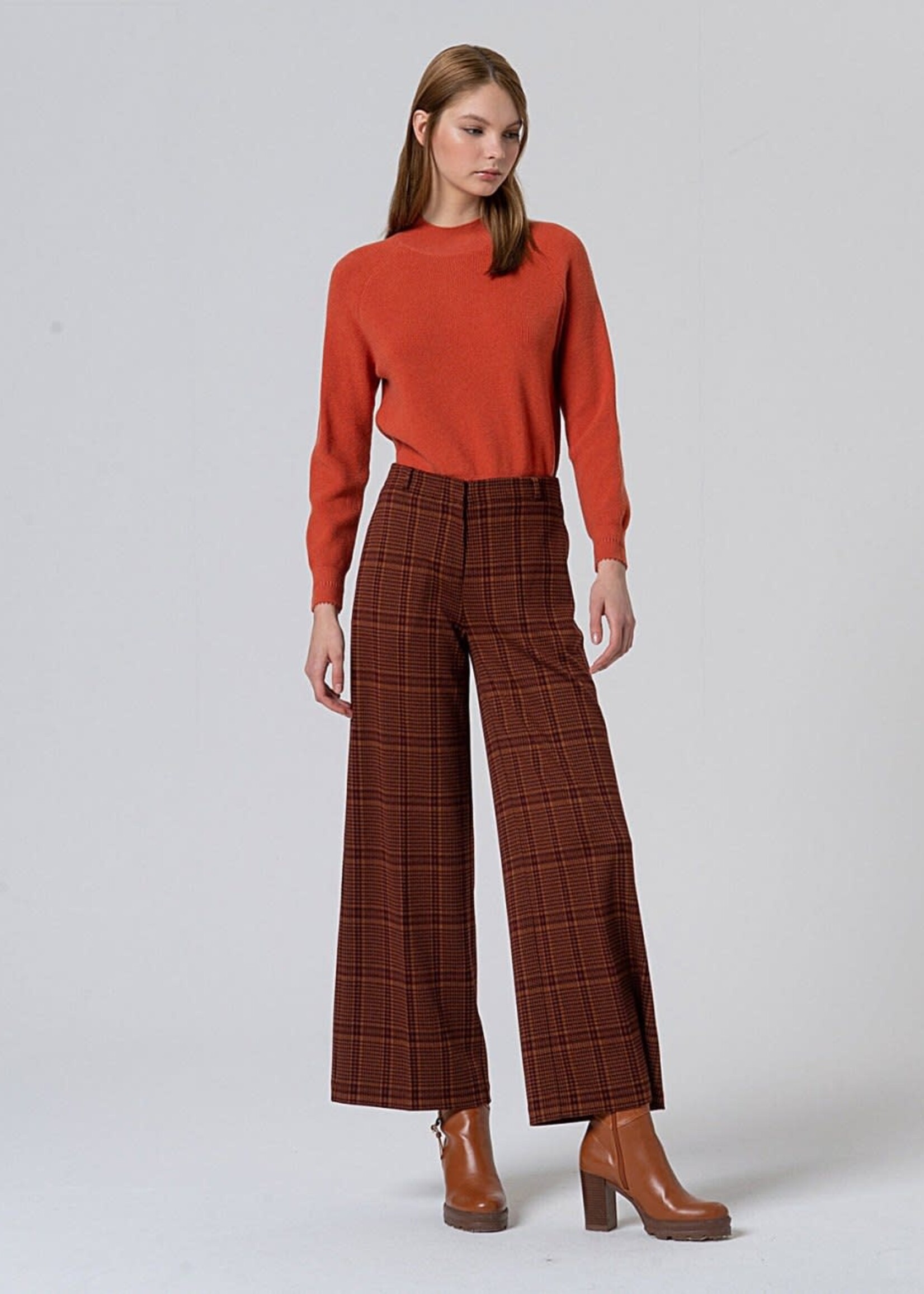 SURKANA SURKANA STRAIGHT JACQUARD PANTS TILE