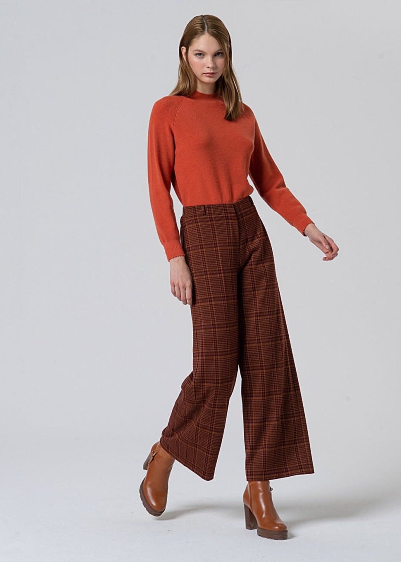 SURKANA SURKANA STRAIGHT JACQUARD PANTS TILE