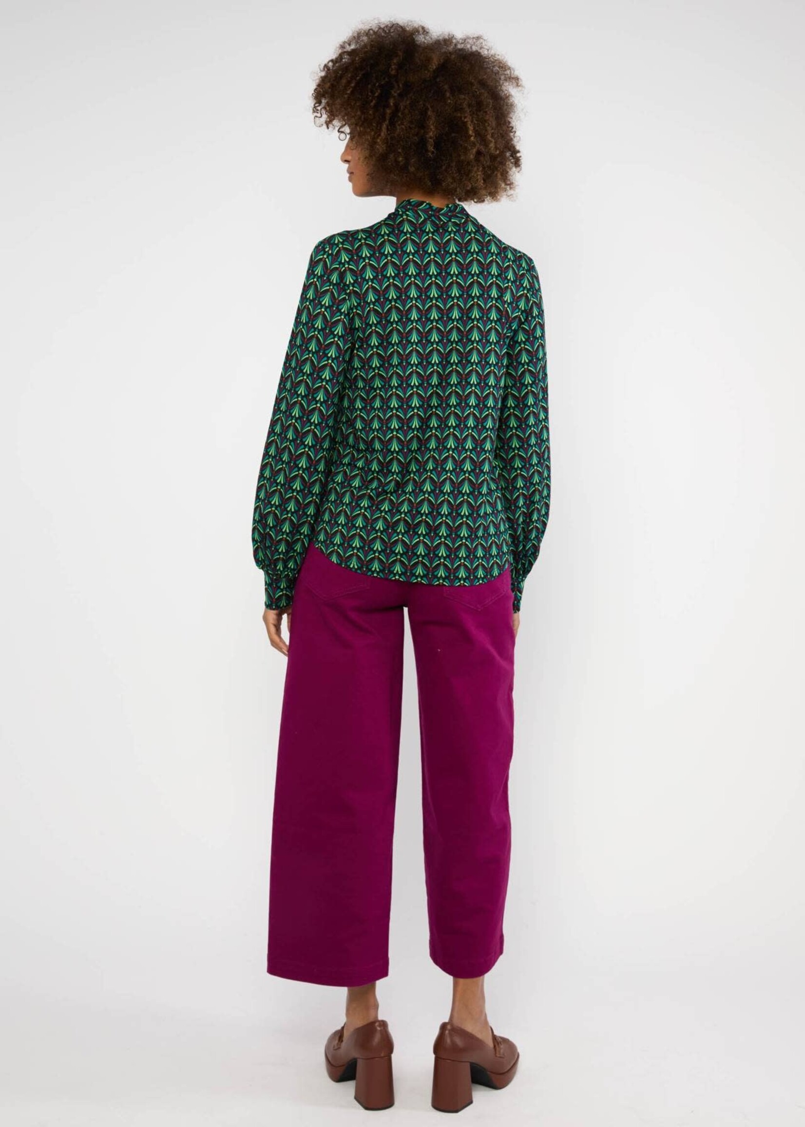 BLUTSGESCHWISTER BLUTSGESCHWISTER TIE NECK BLOUSE  L'ODELETTE POUR HELMA