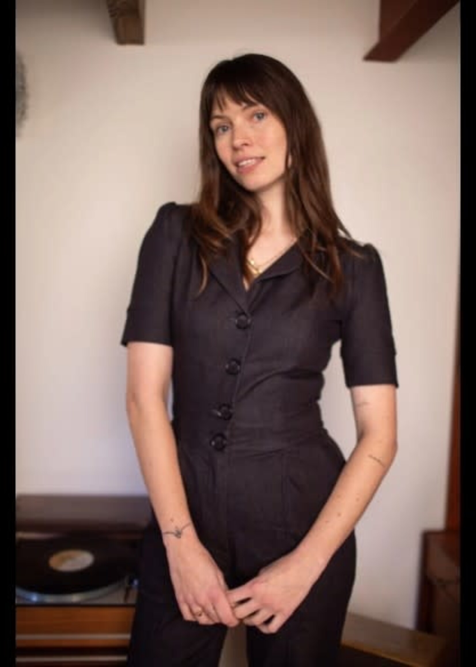 VERY CHERRY VERY CHERRY CLASSIC JUMPSUIT BLACK DENIM