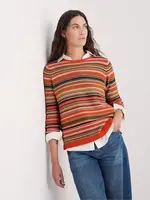 SEASALT CORNWALL SEASALT MAKERS JUMPER RIPPLE MARKS PEAR MULTI